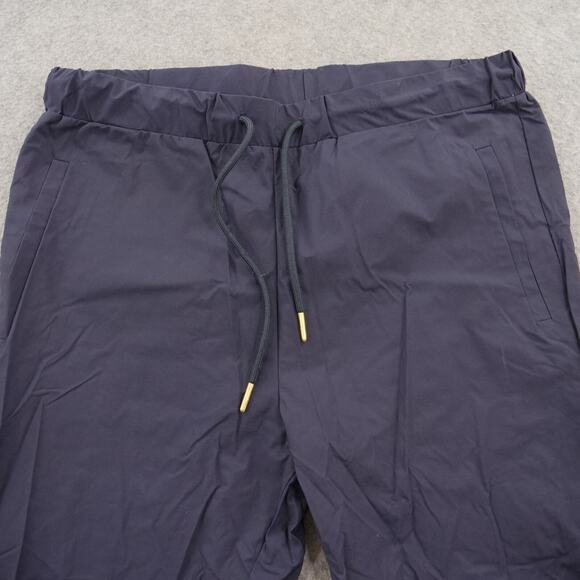 Han Kjobenhavn Joggers Pants Mens Medium Blue Elastic Waist Tapered Drawstring - Picture 3 of 15